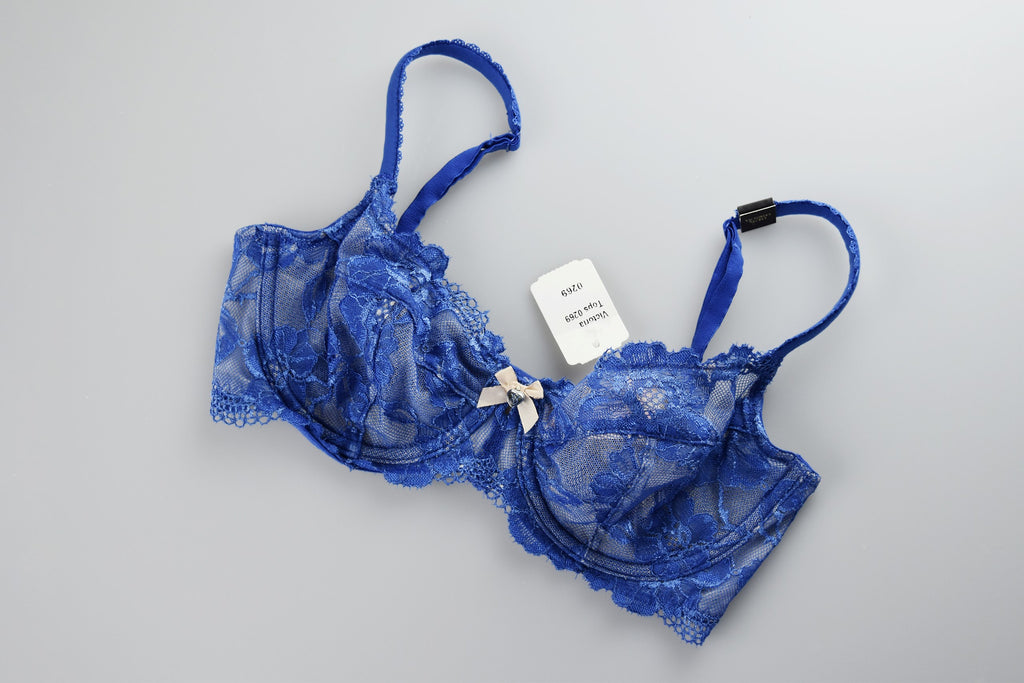 Victoria's Secret Bra Azul Encaje 32D – VictoriaTops