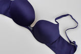 Victoria's Secret Morado Bra Brillante Liso Con Moño Enfrente 32D