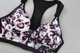 Victoria's Secret Sport Bra Blanco Manchas Moradas 34C