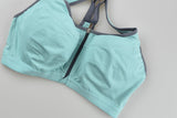 Victoria's Secret Full Coverage Bra Cierre Frontal Sport Bra Turquesa 36C