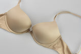 Victoria's Secret Bra Cobertura Completa Bra Beige Piedrita En Centro 36B
