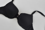 Victoria's Secret Bra Negro Con Encaje En Copas Tirantes 36B