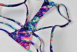 PINK Swim Suit Colores Alegres Large Grande