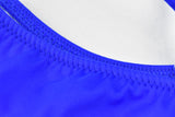 Victoria's Cheekini Panty Suit Azul Rey Tiritas a los costados Chico