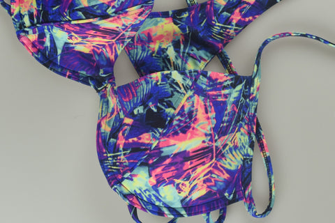 PINK Swim Suit Colores Alegres Large Grande