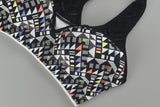 Victoria's Secret Swim Suit Negro y Blanco Triangulos Medium (Mediana)