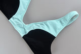 PINK Swim Suit Turquesa Con Negro Large Grande