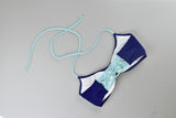 PINK Swim Suit Azul Con tirantes Azul claro Grande