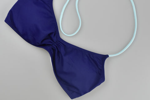 PINK Swim Suit Azul Con tirantes Azul claro Grande