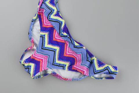 Victoria's Secret Cheekini  Azul Zic Zac Large (Grande)