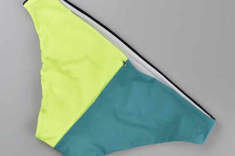 PINK Cheekini Panty Verde y Negro Chico