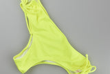 PINK Cheekini Panty Amarillo Tiras a los Costados Grande