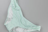 Victoria's Secret Cheekini  Azul interior blanco Large (Grande)