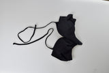 PINK Swim Suit Negro Olan Pico Chico
