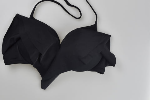 PINK Swim Suit Negro Olan Pico Chico