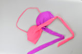 Victoria's Secret Swim Suit Morado y Rosa Large (Grande)