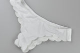 PINK Cheekini Panty Blanco Grande