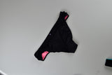 PINK Cheeky Negro Con Rosa en interior Chico