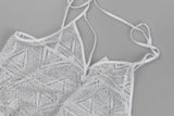 Victoria's Secret Swim Suit Cover Up Blanco Tirantes  Medium (Mediana)