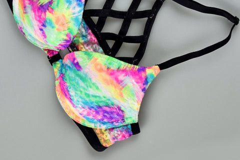 PINK Full Coverage Bra Front-Close Colores Brillantes 32A